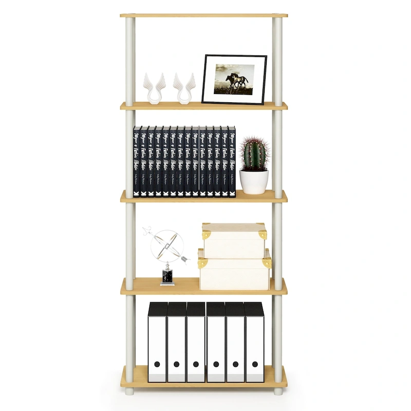 Furinno Turn-N-Tube 5-tier Multipurpose Display Rack Shelf
