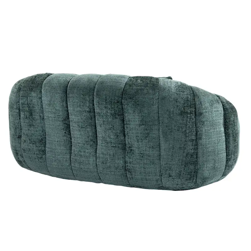 Emerald Modern 59 Chenille Loveseat Chaise Lounge Chair