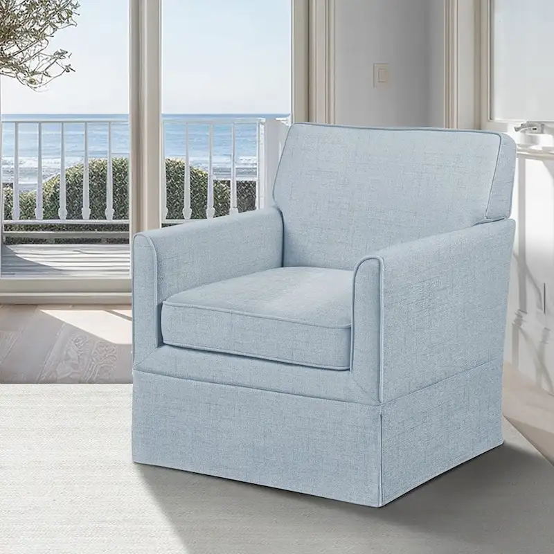 510 Design Paula Slipcover Accent Armchair - 30W x 30.5D x 33H
