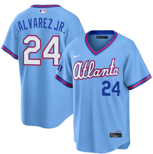 Nacho Alvarez Jr. Atlanta Braves Powder Blue 2026 City Connect Stadium Jersey