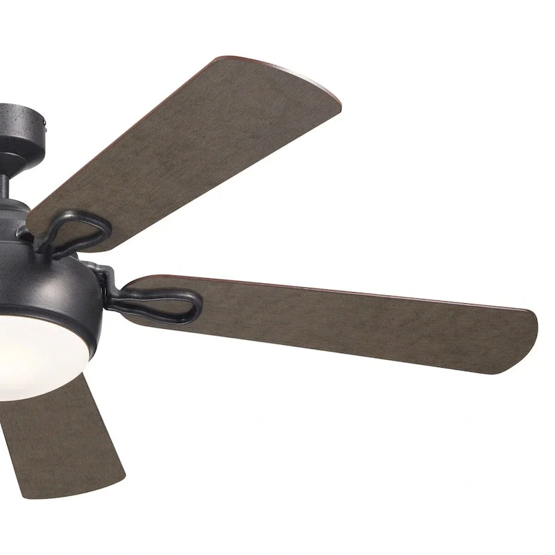 Kichler Lighting Humble 60 inch Integrated LED Indoor Anvil Iron Ceiling Fan