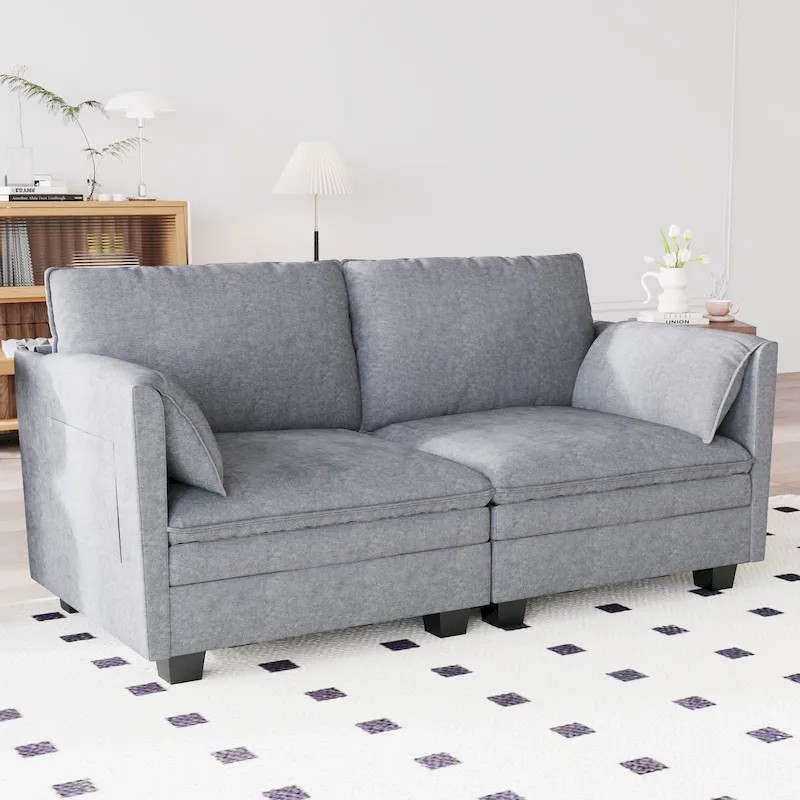 Christopher Knight Home - Sophia Mid-Century Modern Loveseat Sofa