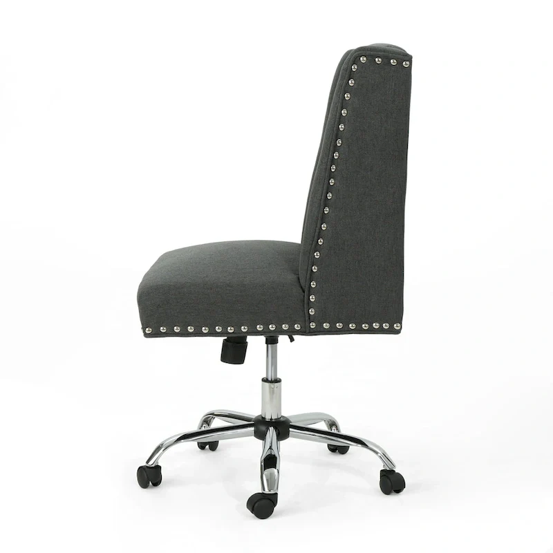 Swivel Office Chair with Chrome Base