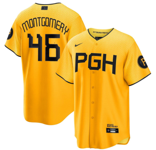 Mason Montgomery Pittsburgh Pirates City Connect Jersey