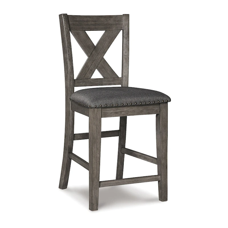 Signature Design by Ashley Caitbrook Gray 5-Piece Counter Height Dining Package