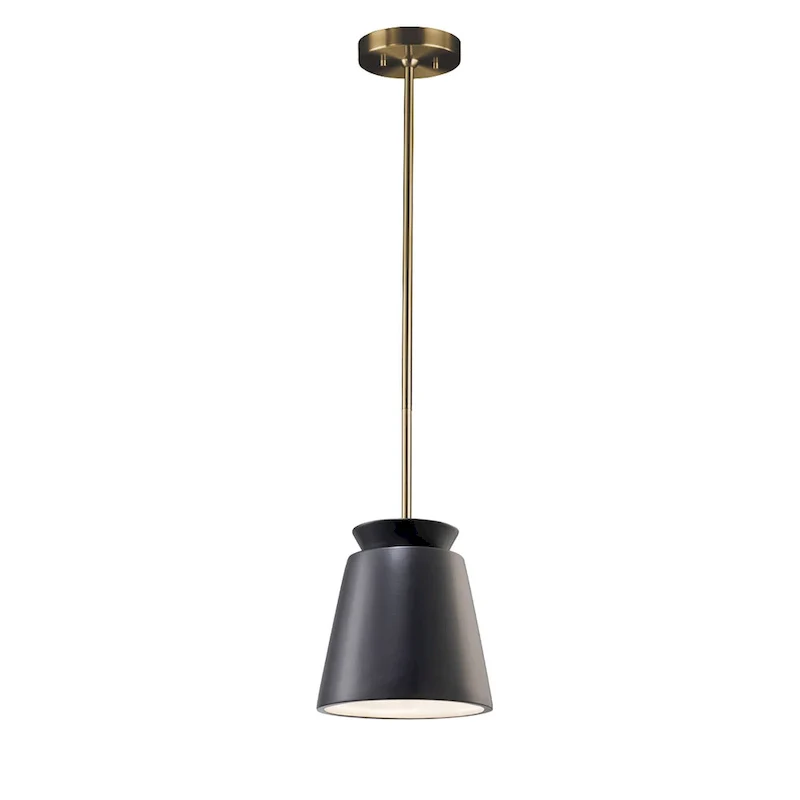 Justice Design Group Small Trapezoid Pendant - Rigid Stem