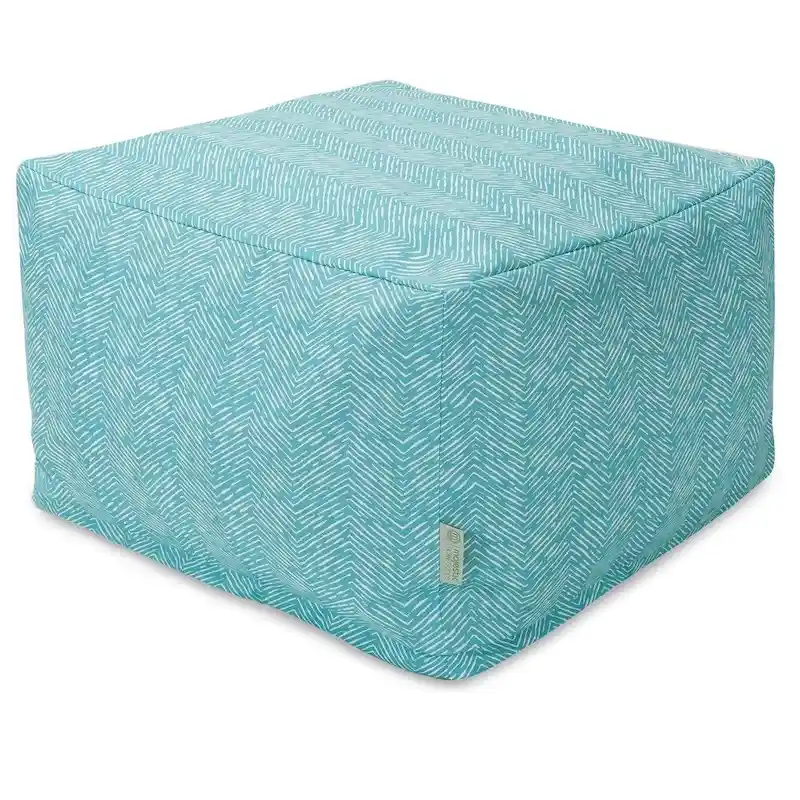 Indoor Outdoor SouthWest Ottoman Pouf 27 in L x 27 in W x 17 in H
