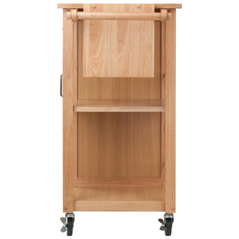 Douglas Utility Kitchen Cart, Natural - 42.52 x 18.98 x 35.63 inches