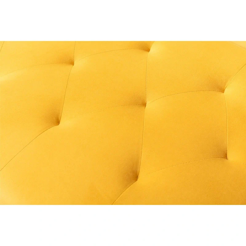 Chaise lounge chair/accent chair,Curved edges, padded with thick foam and upholstered with high-quality fabric