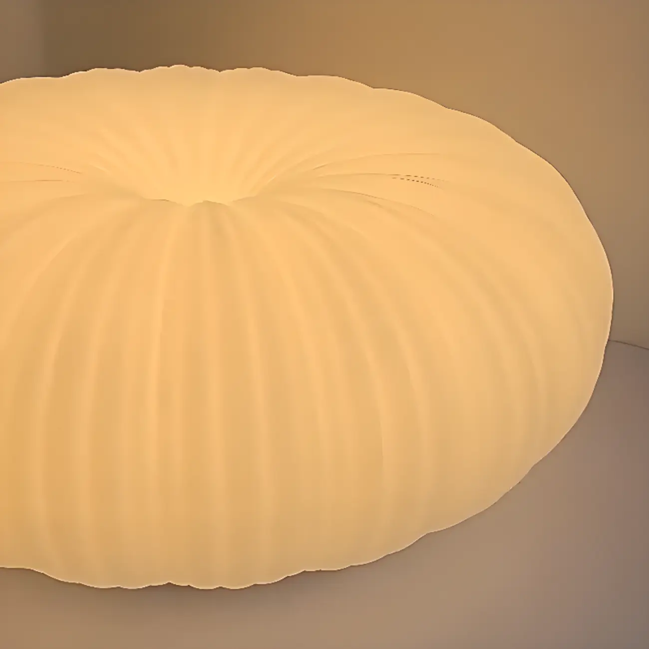 Modern Circle-shaped Flush Ceiling Light With Resin Shade