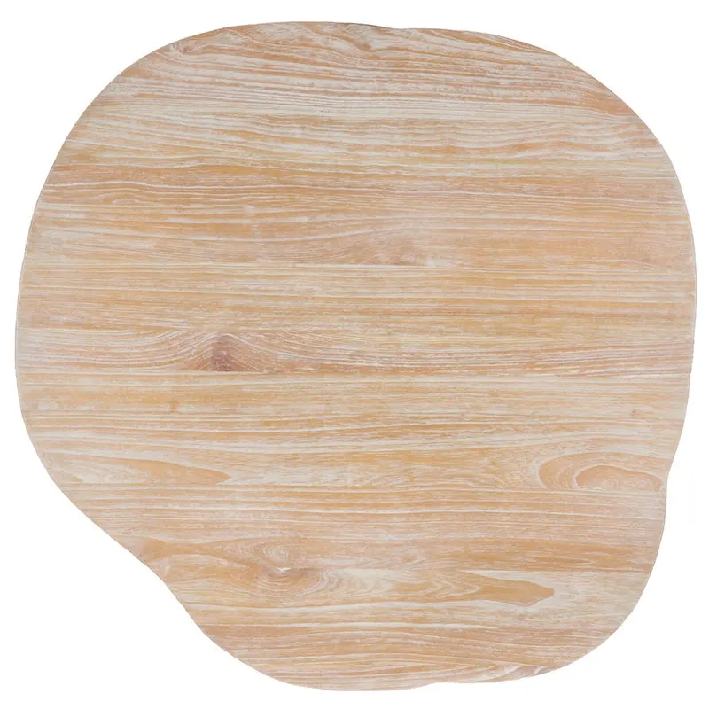 SAFAVIEH Lozka Wood Top Grey / White Wash Dining Table - 39.4 x 35.4 x 29.9 - 39Wx35Dx30H