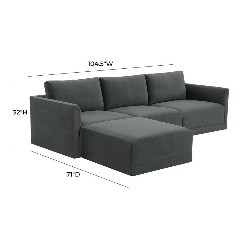 Willow Modular 4 Piece Sectional