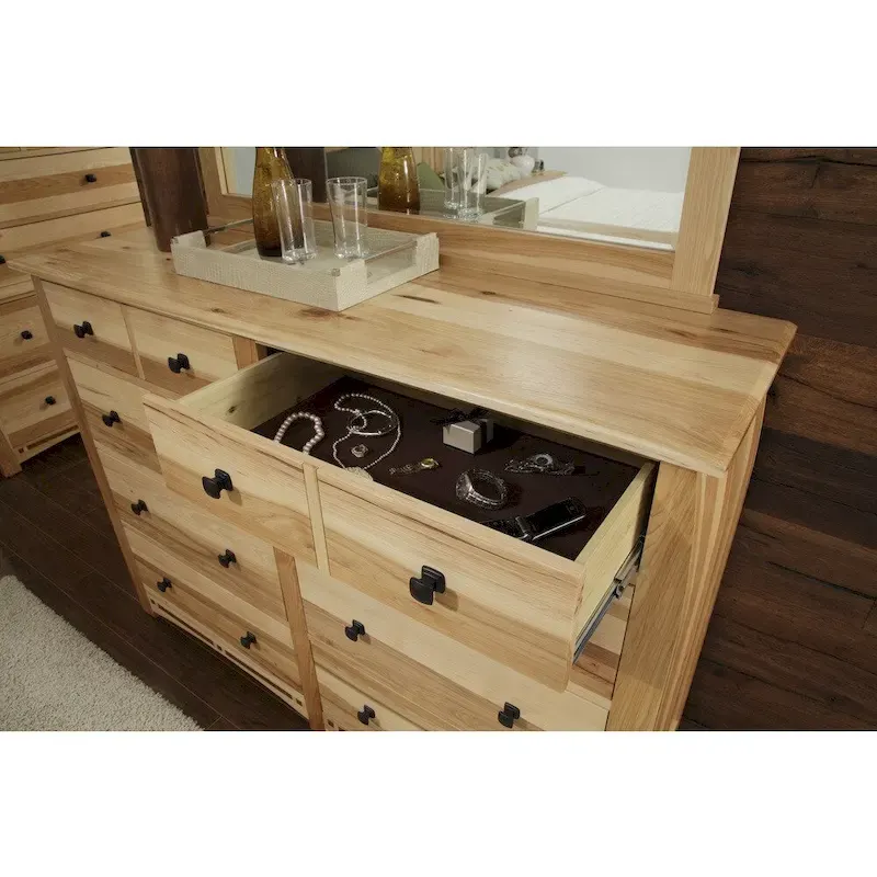 Blonde Hickory King 4-Piece Bedroom Set