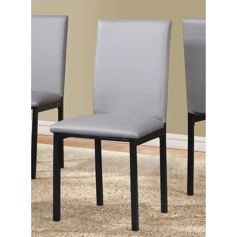 Roundhill Furniture Citico Metal 5-PC Dinette Set