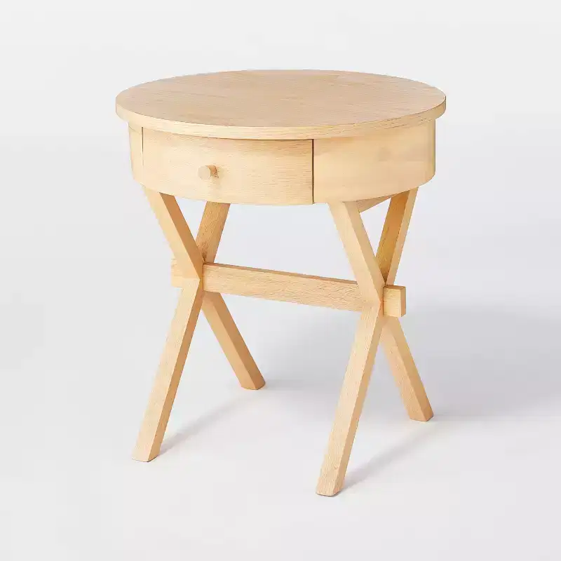 Wasatch Side Table with Drawer Light Natural - Threshold™ designed with Studio McGee Assembly Required