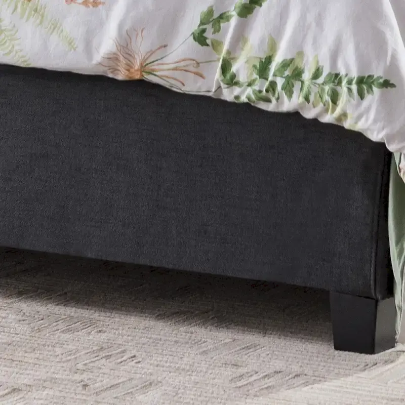 Costello Upholstered Tufted Fabric Queen Bed Set by Christopher Knight Home