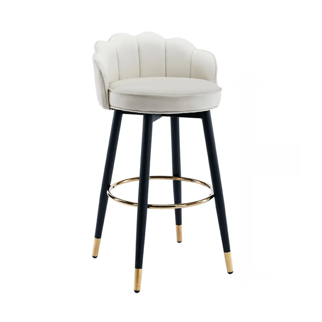360¡ã Swivel Leather Bar Stool Counter Height