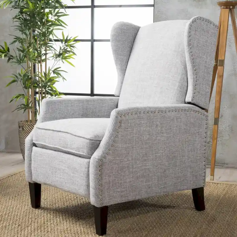 Wescott Wingback Pushback Recliner by Christopher Knight Home