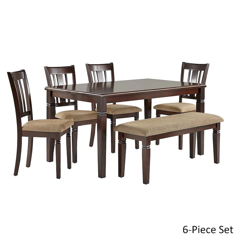 Lynn Espresso Finish Dining Set by iNSPIRE Q Classic