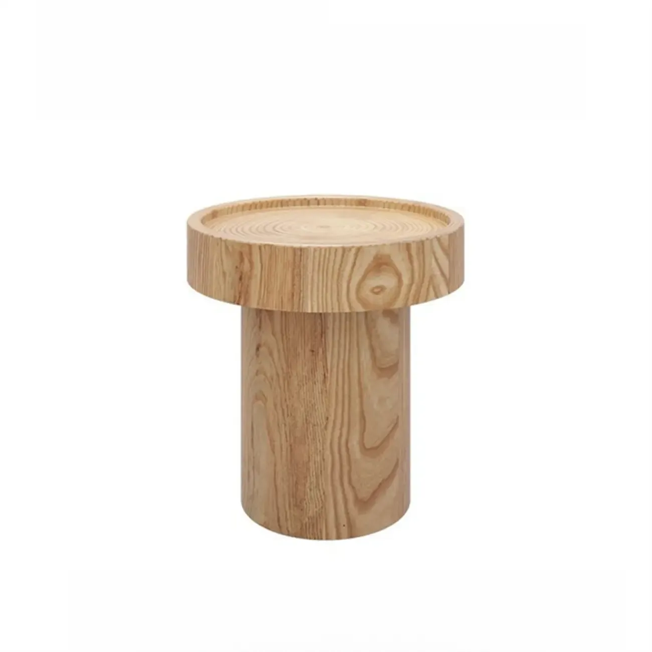 Modern Solid Wooden Black Coffee Table with Unique Design