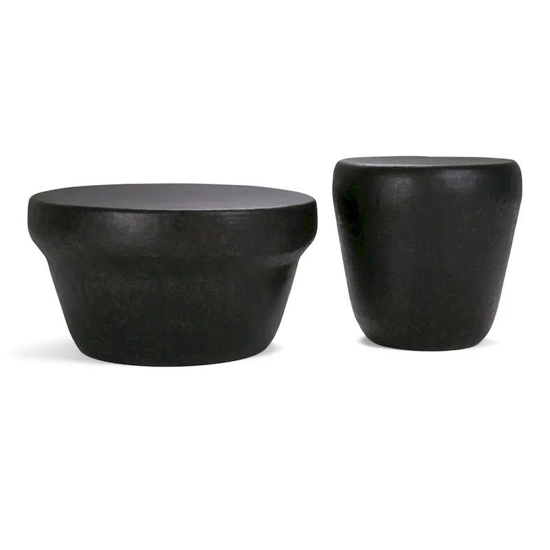 WYNDENHALL Beaton Industrial 20 inch Wide Metal Accent Side Table, Fully Assembled - 20 W x 20 D x 22 H