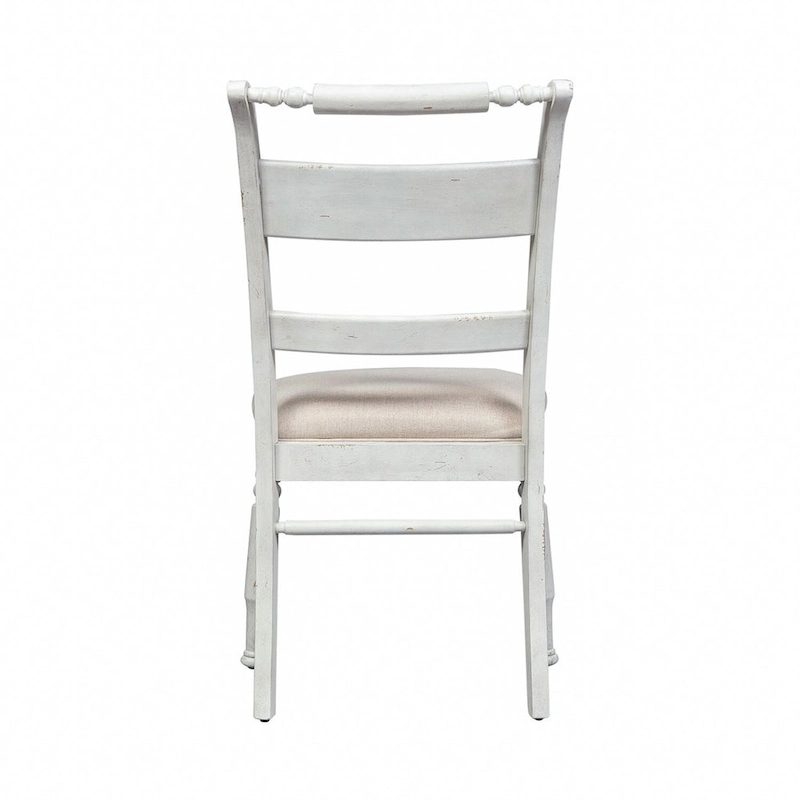 Whitney Antique Linen Slat Back Side Chair (Set of 2)