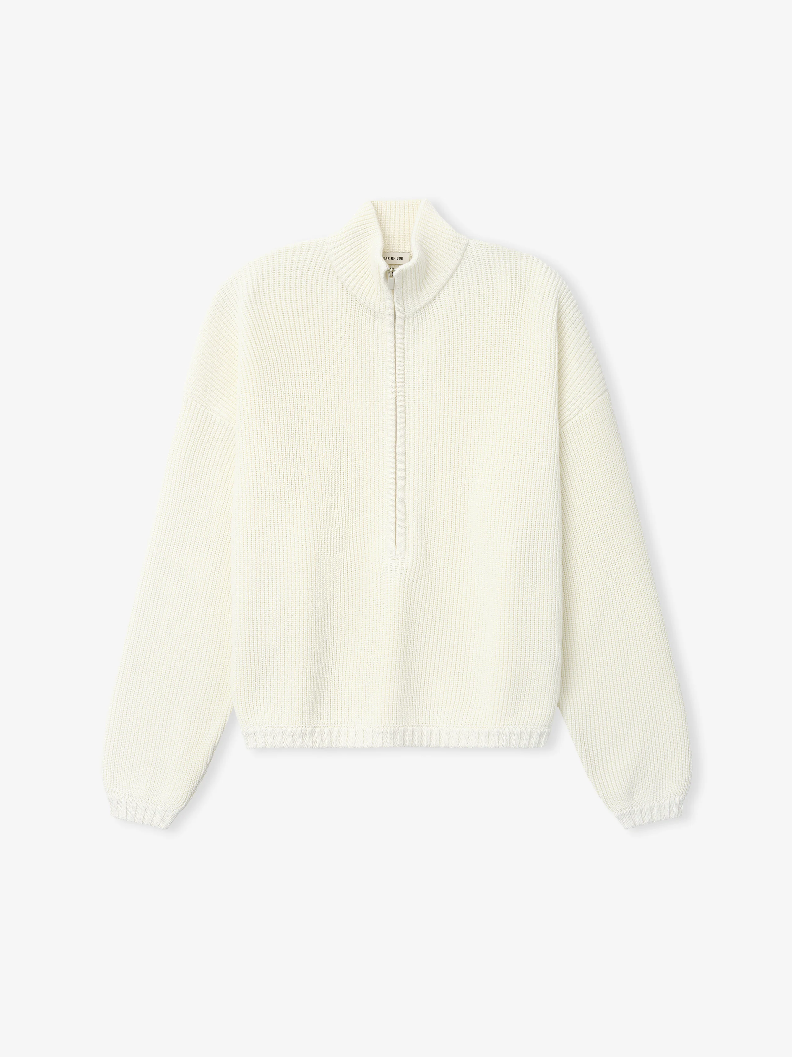 Zip-Up Sweater Long Sleeve