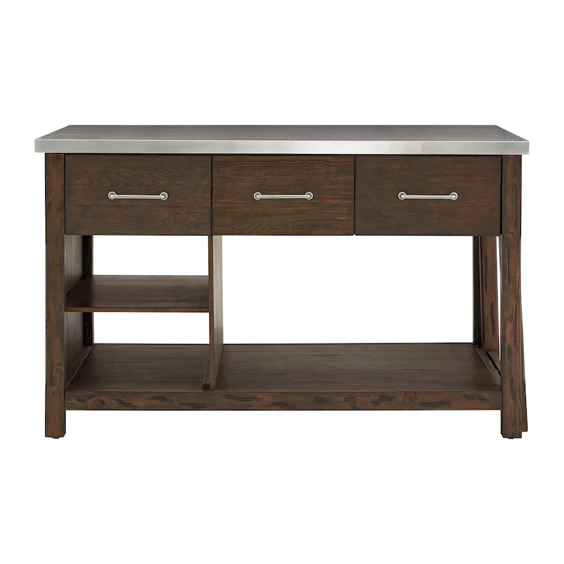 Tali Reclaimed Look Extendable Kitchen Island by iNSPIRE Q Classic