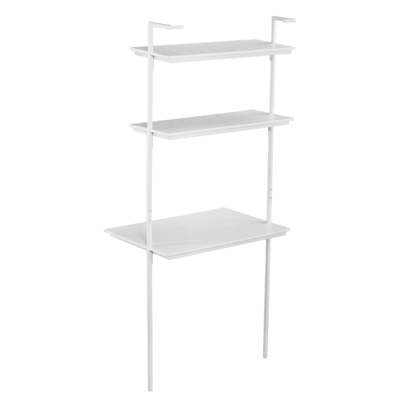 SEI Furniture Haeloen Wall Mount Desk - White