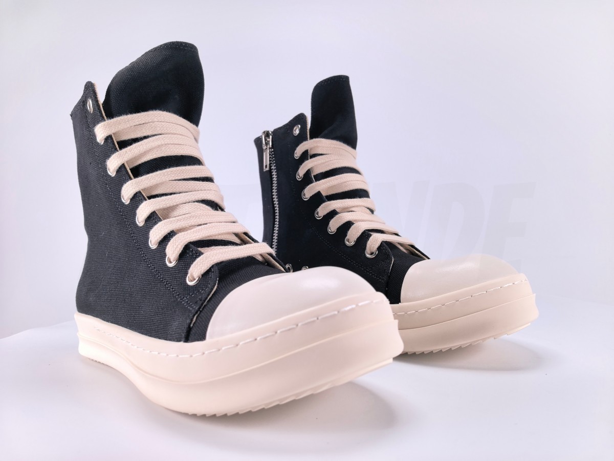 Rick Owens DRKSHDW Jumbo Puffer High Top Black - Aktrende