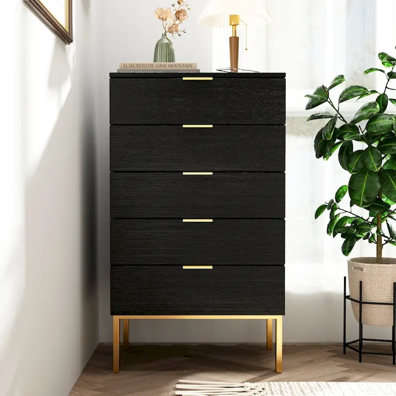 5 Drawer Dresser Storage Tower, Organizer Unit for Bedroom,Chest