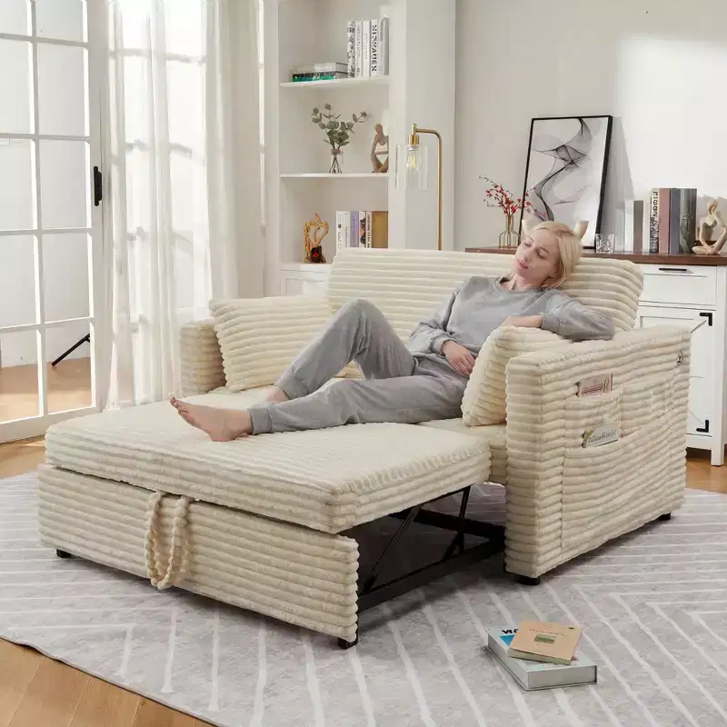48 Loveseat Sleeper Sofa Bed for Living Room, Bedroom and Apartment