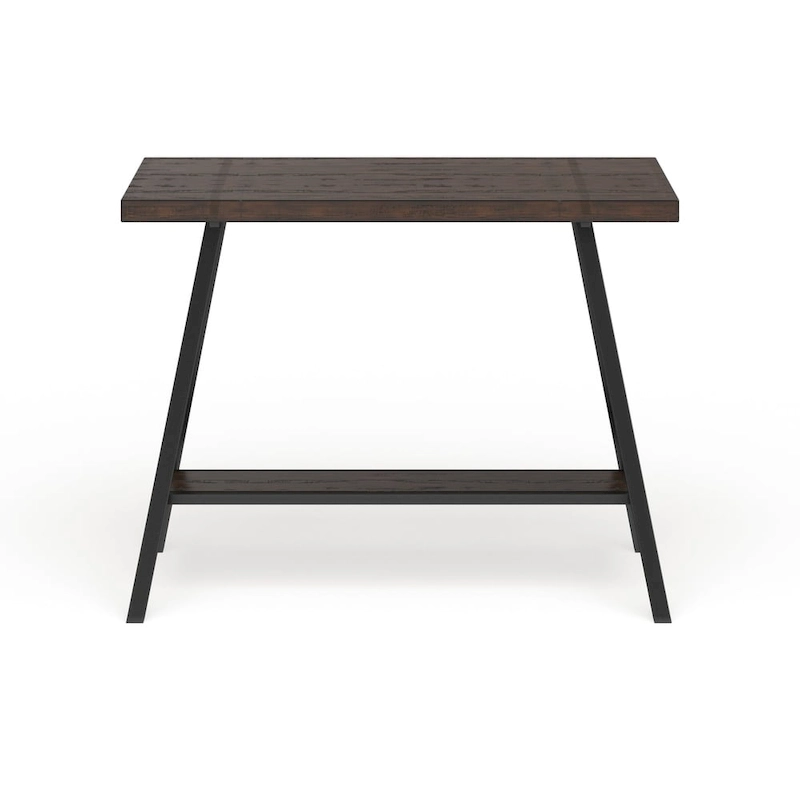 Industrial Weathered Oak 47-inch Wide Wood Top Counter Height Table by Furniture of America