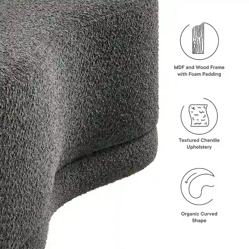 Nimbus 48 Upholstered Ottoman Bench