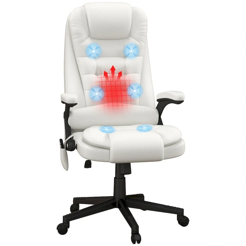 Office Chair - High Back - Massage & Heated with Remote