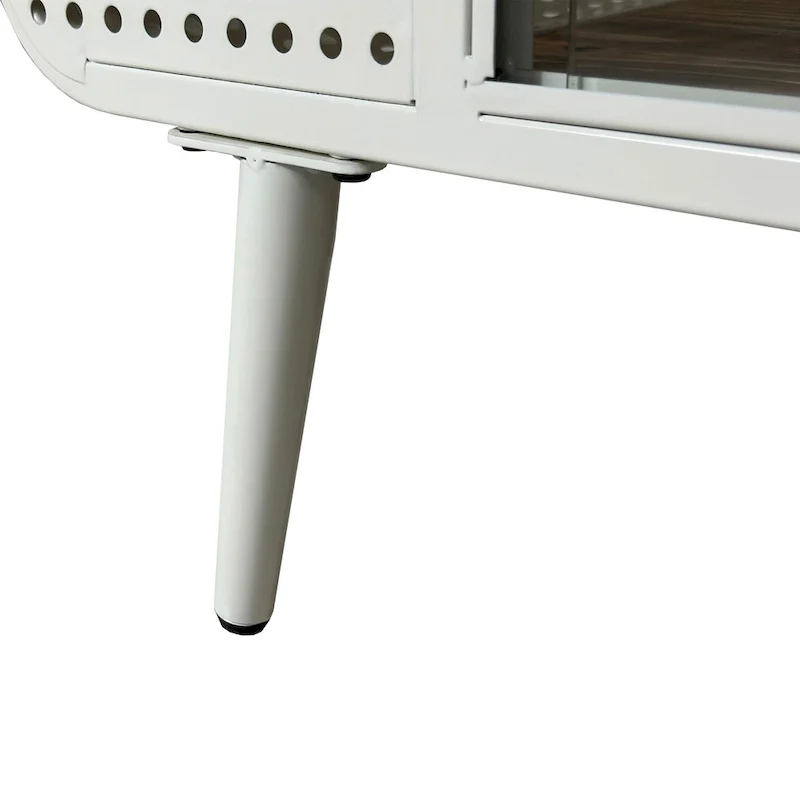 55.12 Spacious Cat House with Tempered Glass