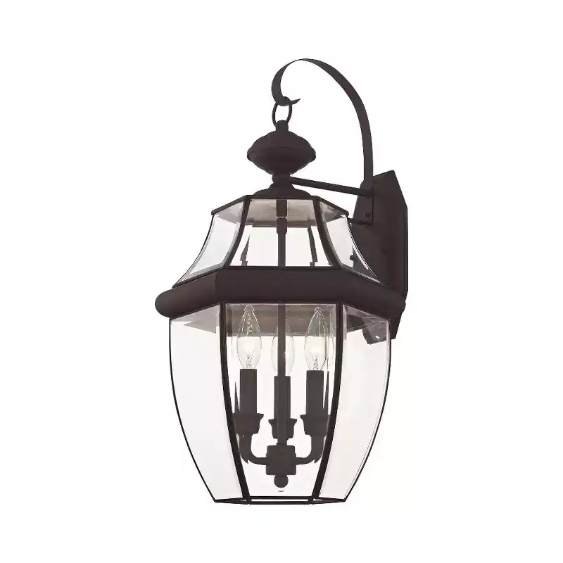 Livex Lighting Monterey 3 - Light Wall Light in Antique Brass