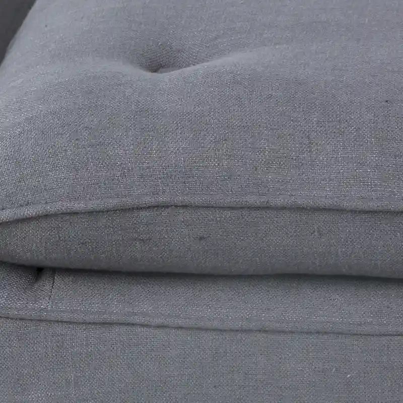 Newcastle Fabric Tufted Bench