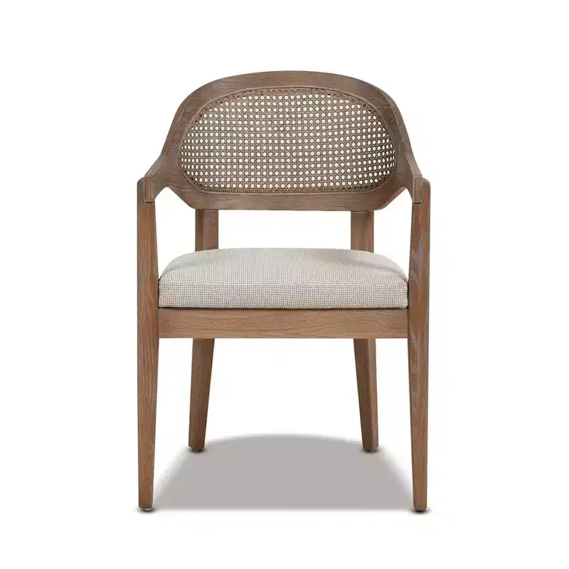 Jennifer Taylor Home Americana Mid-Century Modern Cane Back Dining Chair
