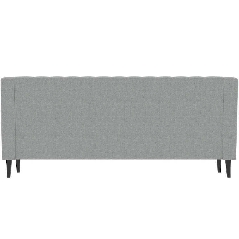 78.75  Polyester 3-Seater Sofa with Tufted Back and Cushions