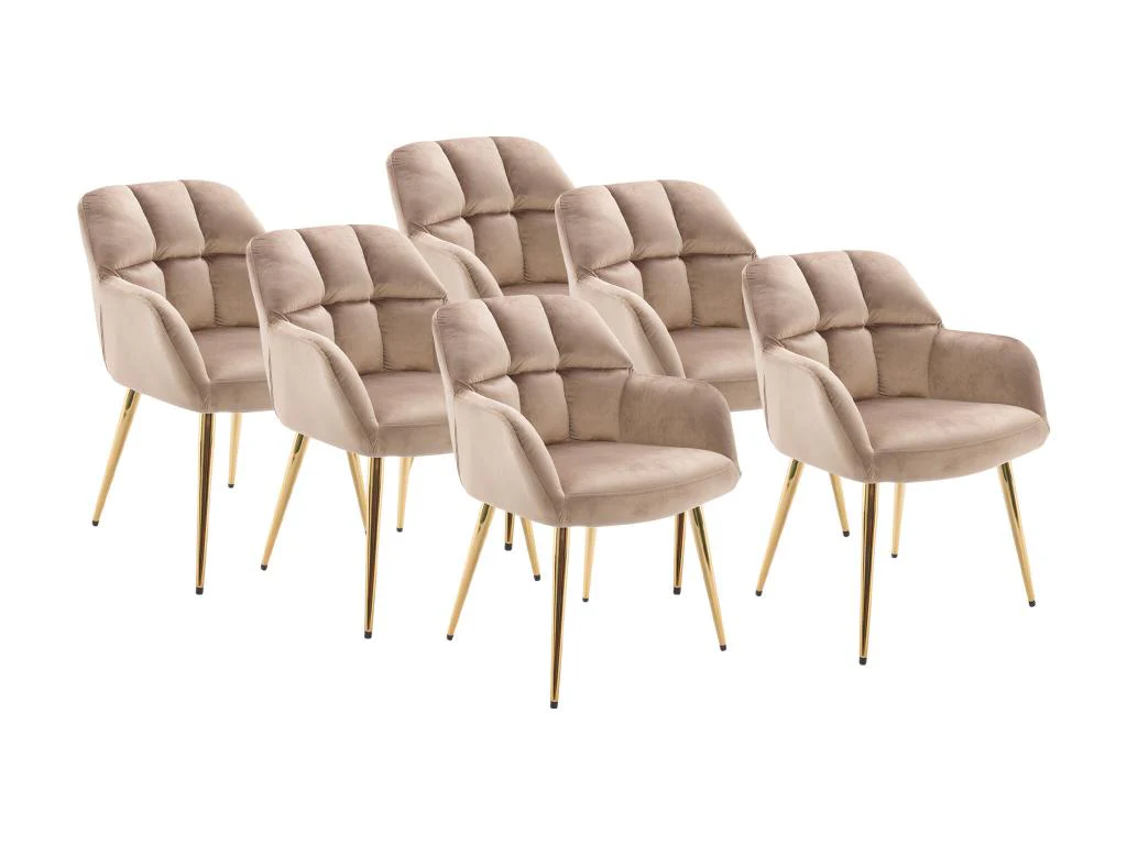 Lot Chaises Avec - Beige