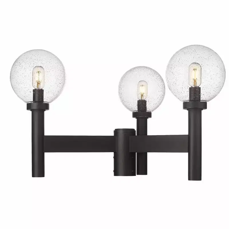 Z-Lite Laurent 3 - Light Post Light in Black