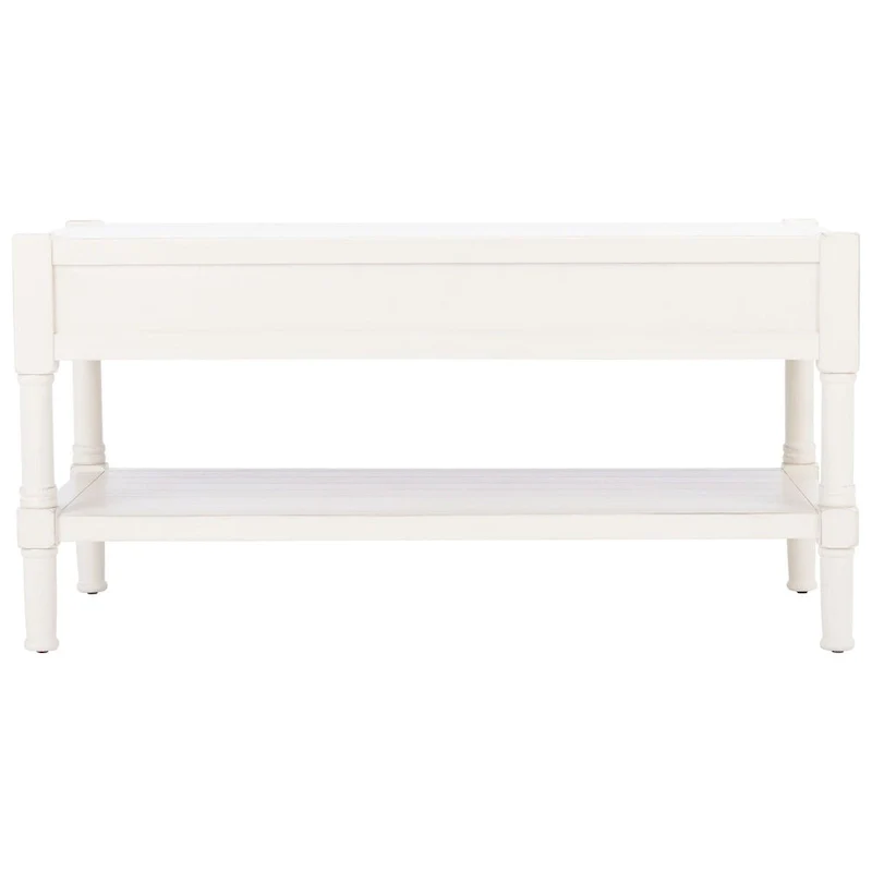 SAFAVIEH Alene 2-Drawer Bottom Shelf Coffee Table - 37.8 W x 19 L x 19 H - 38Wx19Dx19H