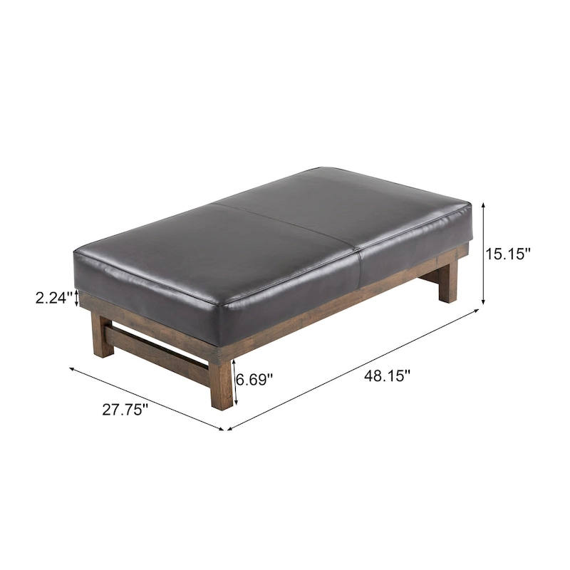 Christopher Knight Home Modern Cocktail Ottoman Bench