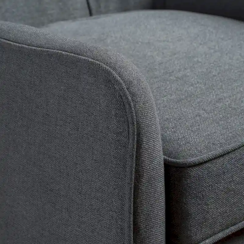 Mid-Century Modern Tufted Armchair