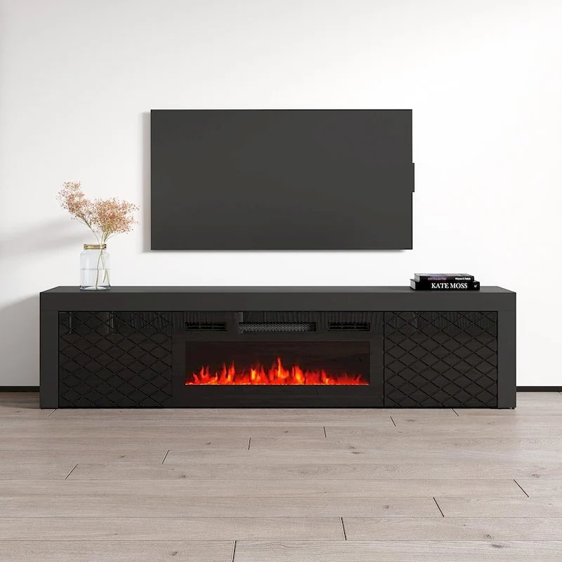 Dia BL-EF Electric Fireplace 71  TV Stand