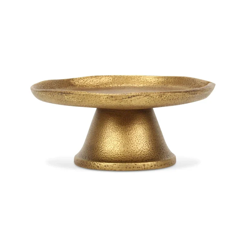 Khilov Golden Raised Cast Iron Dish