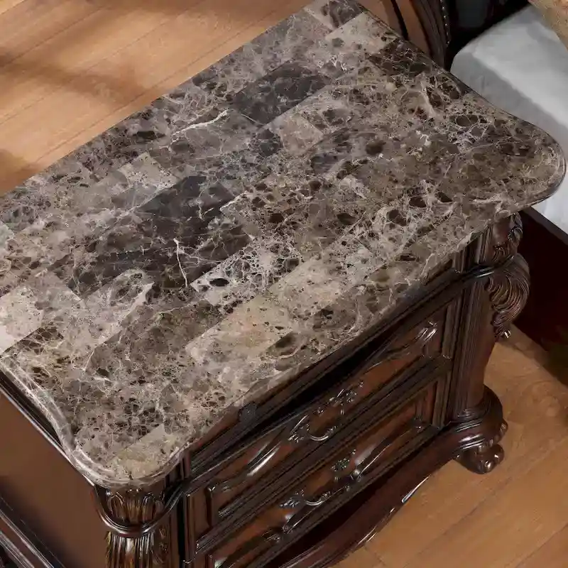 Furniture of America Eugene Traditional 6-Piece Solid Wood Panel Bedroom Set