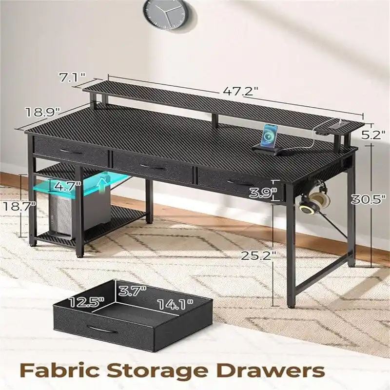 Computer Desk with Power