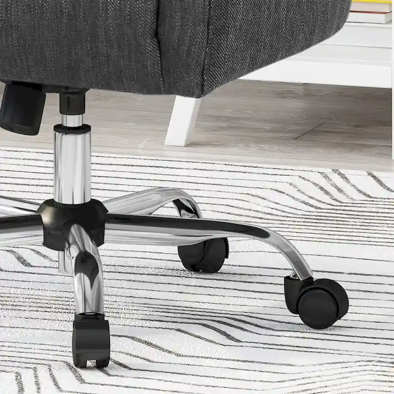 Barbour Upholstered Swivel Office Chair by Christopher Knight Home - N/A